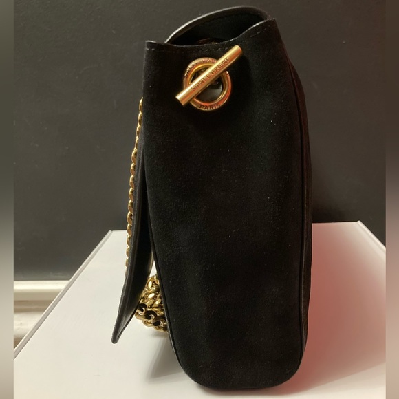 SAINT LAURENT YSL Black Reversible Medium Kate in Smooth Leather/Suede - Picture 8 of 14
